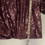 Francesca’s Miami Purple Sequin Long Sleeve Party Dress NWT Size S Cocktail Photo 14