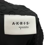 Akris Punto Dot Devore Midi Skirt Black Women’s Size 12 Tiered Pleated A-Line Photo 9