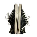 Coach  DEE Black/Gray Monogram C Fabric Sneakers Women's Shoes‎ Size 8 Photo 3