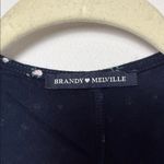 Brandy Melville  Navy Robbie Floral Wrap Dress Photo 5