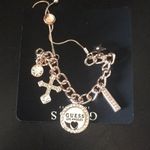 Guess adjustable charm bracelet cross pave bar * Photo 0