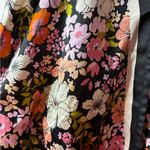 Joie Floral Tie Shoulder Wrap Front Cropped Tank Top M Photo 12