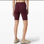 Lululemon Wunder Train High Rise Short 8” In Heathered Cassis Size 6 Photo 1