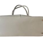 DKNY large gray Saffiano leather tote bag Photo 4