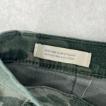Universal Threads Universal Thread High Rise Slim Straight Jeans Womens 00/24 Green Camo Denim Photo 6
