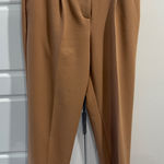 Talbots Tribeca Classic Tan Pleated Trouser Ankle Pants 8 Sold Out In Stores Photo 0