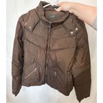 J.Crew brown puffer coat Photo 1