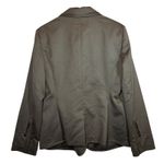 BCBGMAXAZRIA  Women's Taupe Wool Blend Single Button Blazer Jacket‎ Size L Office Photo 3
