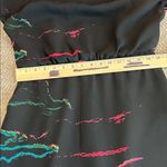 & Other Stories & Other Stories Black Abstract Print Short Sleeve Dress Cinched Waist Size 8 Photo 11