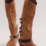 Free People Back-Lace Sway Low Slouchy Boots Photo 8