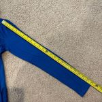 Haute Monde  Cut-out Mock Neck blue Long Sleeve Top Photo 9