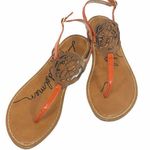 Libby Edelman  Grason Sandals Orange Size 7 Photo 0