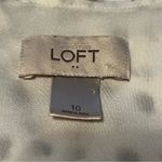 Loft Ann Taylor Outlet Womens Size 10 Black White Sleeveless Dress Preppy FLAWED Photo 2