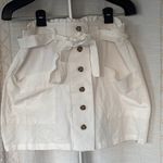 Hesperus  Ivory Button Front High Rise Above Knee  xL Photo 1