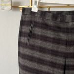 ATM plaid flannel trousers. Size 4 Black Photo 1