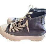 Converse  Chuck Taylor Navy Blue High Top Platform Size 6.5 Photo 4