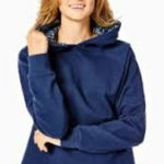 Addison Bay Hamilton Hoodie with Navy Courtside Floral Hood NWT Size XS Photo 0