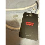 Levi's NEW Women's Blue Short Sleeve Crew Neck Slim Fit T Shirt Tee Top Size L Photo 3