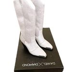 NIB DANIEL X DIAMOND North Jewel Cave Knee High Western Boot Silver 6.5 Photo 0