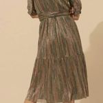 Ba&sh Star Lurex Wrap Dress Size M Photo 1