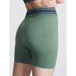 PINK - Victoria's Secret ✨PINK FLIP IT SEAMLESS FOLDOVER BIKE FRESH FOREST SZ MEDIUM SHORTS✨ Photo 2