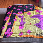 Vintage Andy Warhol Butterfly Print Scarf Photo 0