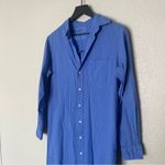 Frank & Eileen Frank &‎ Eileen Maxi Dress Rory 100% Cotton Long Sleeve Periwinkle Blue XS Photo 4