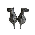 Joie  Pewter Silver Metallic Glitter Dress Heels Size 36 Photo 5