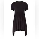 Isabel Maternity  by Ingrid & Isabel Black Handkerchief Hem top size small Photo 2