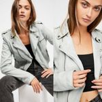 Free People  Jakett Josey Washed Leather Jacket Size Small $550 Photo 1