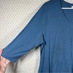 Peruvian Connection ‎ Blue Pima Cotton Blend Tunic Top Photo 2