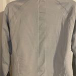 Saucony  Light Gray Long Sleeve 1/4 Zip Top With Thumb Holes Size Large Photo 6