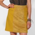 Cooperative  Urban Outfitters yellow green wool skirt 70’s size 0 Photo 0