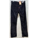 Levi's Women's Corduroy Pants 30x30 Black Casual Classic Photo 1