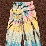 Revolve electric & rose tie dye leggings xs Purple Photo 3