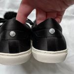 J/SLIDES NYC J Slides Pom Pom black fashion lace up sneakers size 6.5 Photo 5