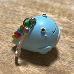 NWOT Baby Blue Rainbow Dinosaur Charm with Spring Hook Photo 3