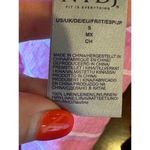 NYDJ  Shirt Women‎ Small Pink And White Striped Collared Linen Pullover Photo 8