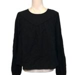 Universal Threads NWOT Black Pintucked Long Sleeved Blouse Top New Photo 0