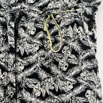 Free People Point Break Leaves Printed Black and White Tapered Pants Sz M Photo 5