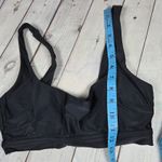 Aerie  Black Scoop Neck Bralette Swim Top Bra Size L Photo 9