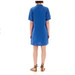 Haris Cotton 100% Linen Blue Dress Size Medium Photo 1