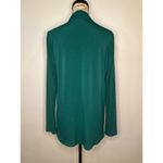 NWT Shiela Rose stretch slinky knit open front cardigan jacket topper L Green Size L Photo 1
