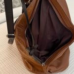 Gianni Conte Classic Tan Leather Shoulder Bag Brown Photo 5