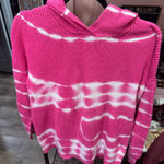 United States Sweaters  Vibrant Pink Tie-Dye Hoodie Photo 0