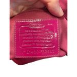 Coach Peyton Link C Embossed Patentā Leather Domed 32583 Raspberry Handbag Photo 14