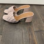 A New Day  Lilac Braided Block Heel Mules Size 7.5 | Trendy Slide Sandals Photo 5