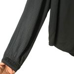 Raquel Allegra Black Gauze Poet Button Photo 3