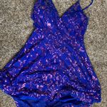 Windsor Blue Flowy Dress Glitter Photo 0