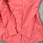 Mountain Hardwear  Canyon Long Sleeve Button Down Shirt Roll Up Sleeve Orange 8 Photo 9